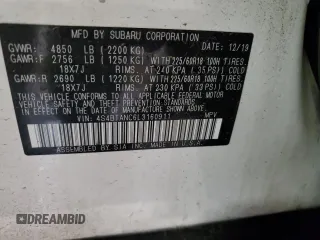 2020 Subaru Outback Limited z VIN 4S4BTANC6L3160911, wystawiony jako Copart lot #56903195 z przebiegiem 50 001 mil mil oraz Szkoda całkowita • Salvage title. Historia ofert i sprzedaży dostępna na DreamBid. Obrazek 14.