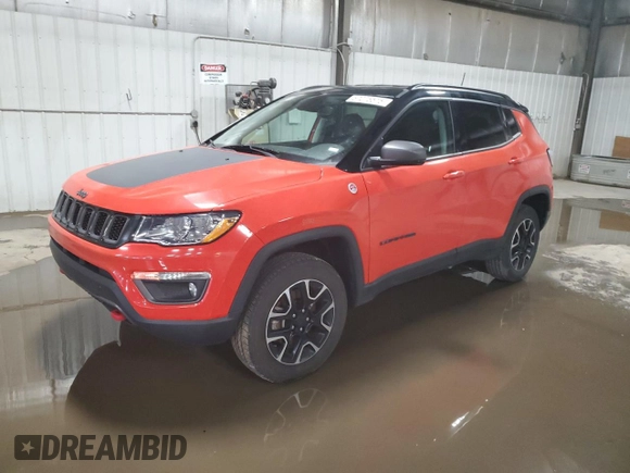 2020 Jeep Compass Trailhawk с VIN 3C4NJDDB5LT151641, выставлен на аукционе Copart как лот 57275515 с пробегом 75 022 миль миль и Списание • Salvage title. История ставок и продаж доступна на DreamBid. Изображение 1.