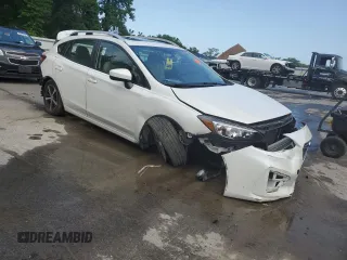 2019 Subaru Impreza Premium z VIN 4S3GTAD62K3753556, wystawiony jako Copart lot #63009014 z przebiegiem Nie podano mil oraz Szkoda całkowita • Salvage title. Historia ofert i sprzedaży dostępna na DreamBid. Obrazek 4.