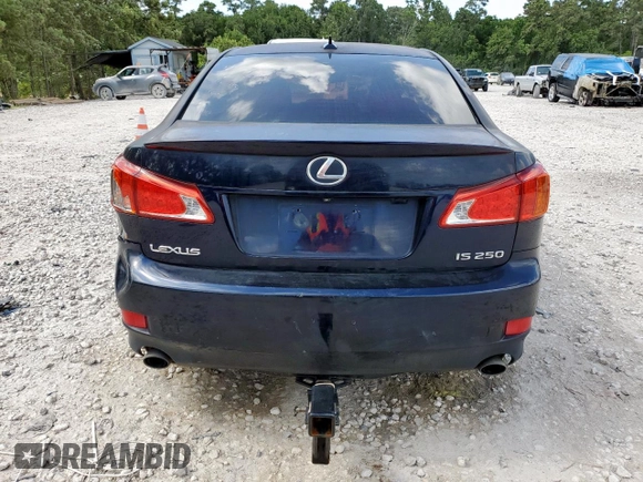 2009 Lexus IS 250 with VIN JTHBK262395095515, listed as a Copart auction lot 59943765 with 170,234 mi miles and Salvage title. Bid and sale history available at DreamBid. Image 6.