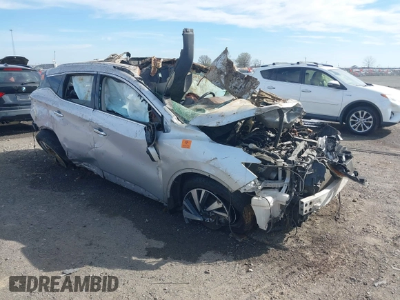 2017 Nissan Murano SL with VIN 5N1AZ2MH2HN160350, listed as a IAAI auction lot 41814946 with Not Provided miles and . Bid and sale history available at carsss.com. Image 1.