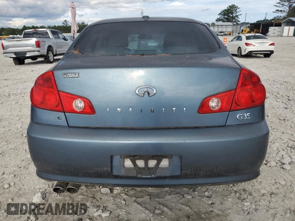 2005 Infiniti G35 Sedan with VIN JNKCV51E45M211447, listed as a Copart auction lot 49301135 with 196,652 mi miles and Non Repairable. Bid and sale history available at carsss.com. Image 6.