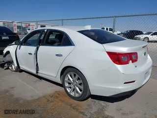 2015 Chevrolet Malibu LTZ with VIN 1G11F5SL5FU148839, listed as a IAAI auction lot 41692961 with 282,375 mi miles. Bid and sale history available at carsss.com. Image 3.