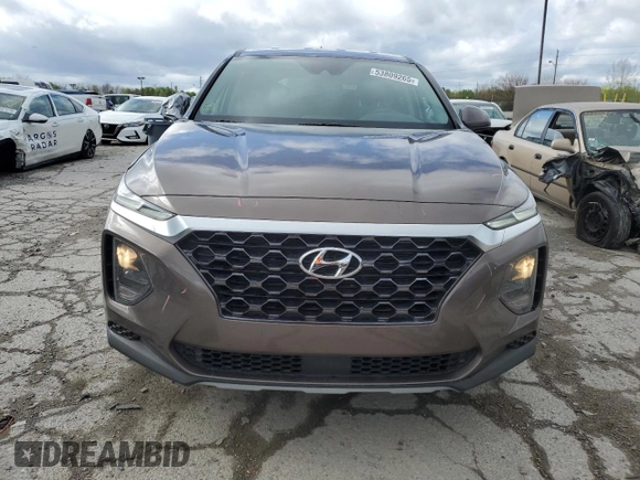 2020 Hyundai Santa Fe SE with VIN 5NMS23AD9LH264926, listed as a Copart auction lot 53809265 with 57,780 mi miles and Salvage title. Bid and sale history available at DreamBid. Image 5.
