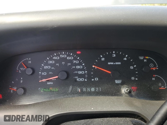 2003 Ford F-250 XL with VIN 1FTNX21L33EB87036, listed as a Copart auction lot 51774135 with 240,245 mi miles and Salvage title. Bid and sale history available at DreamBid. Image 9.