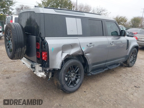 2024 Land Rover Defender with VIN SALEJEEU9R2312923, listed as a IAAI auction lot 41548930 with 104,449 mi miles and . Bid and sale history available at DreamBid. Image 4.