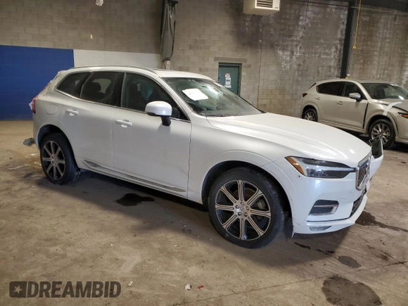 2021 Volvo XC60 Inscription with VIN YV4102RL5M1851074, listed as a Copart auction lot 86310574 with 41,535 mi miles and Salvage title. Bid and sale history available at DreamBid. Image 4.