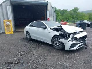2023 Mercedes-Benz C 43 AMG with VIN W1KAF8HB4PR095973, listed as a IAAI auction lot 39392007 with 10,977 mi miles and . Bid and sale history available at DreamBid. Image 1.