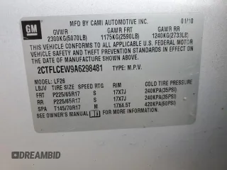 2010 GMC Terrain SLE-1 with VIN 2CTFLCEW9A6298481, listed as a Copart auction lot 77383024 with 201,971 mi miles and Clean Title. Bid and sale history available at carsss.com. Image 13.