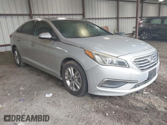 2016 Hyundai Sonata SE with VIN 5NPE24AF5GH357844, listed as a IAAI auction lot 42217108 with 138,227 mi miles and . Bid and sale history available at carsss.com. Image 6.