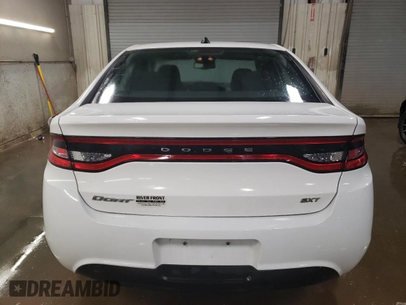 2013 Dodge Dart Rallye with VIN 1C3CDFBAXDD231128, listed as a Copart auction lot 52579245 with 108,982 mi miles and Salvage Title. Bid and sale history available at carsss.com. Image 6.