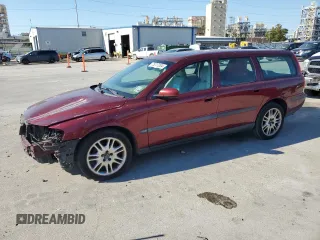 2004 Volvo V70 with VIN YV1SW59VX42452481, listed as a Copart auction lot 75217284 with 161,957 mi miles and Salvage Title. Bid and sale history available at carsss.com. Image 1.