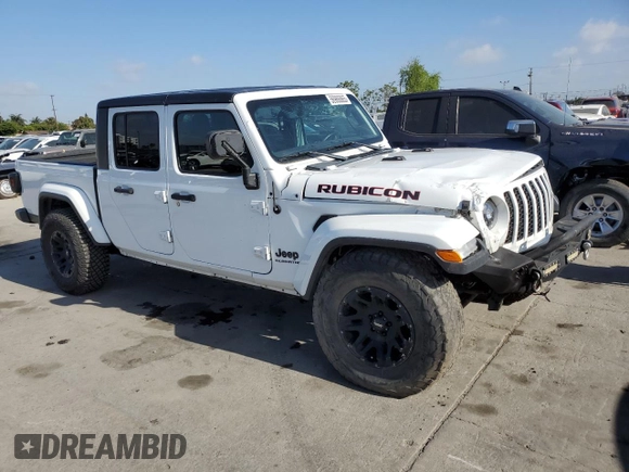2021 Jeep Gladiator Sport S with VIN 1C6HJTAG3ML508147, listed as a Copart auction lot 56986865 with 43,407 mi miles and Salvage title. Bid and sale history available at DreamBid. Image 4.