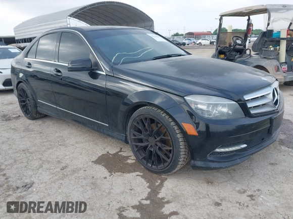 2011 Mercedes-Benz C-Class C 300 Sport with VIN WDDGF5EB5BR180360, listed as a IAAI auction lot 41943091 with 227,236 mi miles. Bid and sale history available at carsss.com. Image 1.