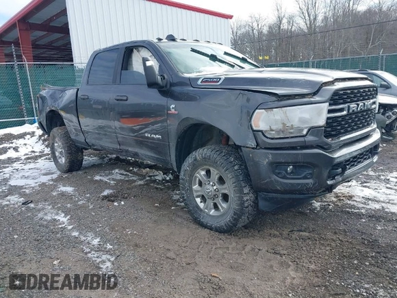 2023 Ram 2500 Big Horn with VIN 3C6UR5DL5PG519292, listed as a IAAI auction lot 41595128 with 15,500 mi miles and . Bid and sale history available at DreamBid. Image 1.