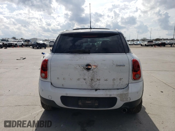 2015 MINI Countryman with VIN WMWZB3C5XFWR44448, listed as a Copart auction lot 44999055 with Not Provided miles and Salvage Title. Bid and sale history available at DreamBid. Image 6.