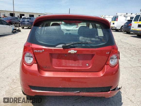 2010 Chevrolet Aveo 2LT z VIN KL1TG6DEXAB134237, wystawiony jako Copart lot #57197714 z przebiegiem 172 210 mil mil oraz Czysty tytuł • Clean title. Historia ofert i sprzedaży dostępna na DreamBid. Obrazek 6.