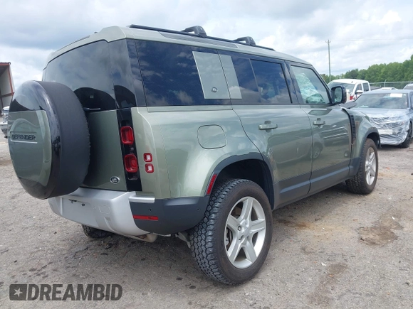 2020 Land Rover Defender SE with VIN SALEPEEU1L2007406, listed as a IAAI auction lot 42454973 with 34,017 mi miles and . Bid and sale history available at DreamBid. Image 4.