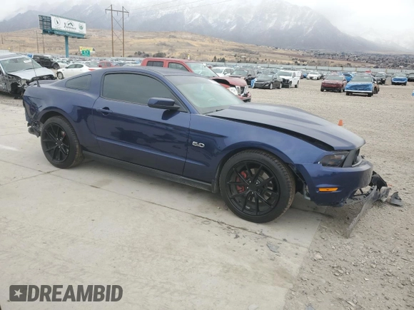 2011 Ford Mustang GT with VIN 1ZVBP8CF6B5128751, listed as a Copart auction lot 47602935 with 133,686 mi miles and Salvage Title. Bid and sale history available at carsss.com. Image 4.