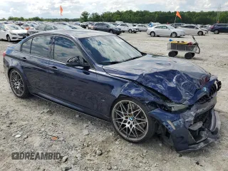 2018 BMW M3 z VIN WBS8M9C59J5J79848, wystawiony jako Copart lot #57026165 z przebiegiem Nie podano mil oraz Szkoda całkowita • Salvage title. Historia ofert i sprzedaży dostępna na DreamBid. Obrazek 4.