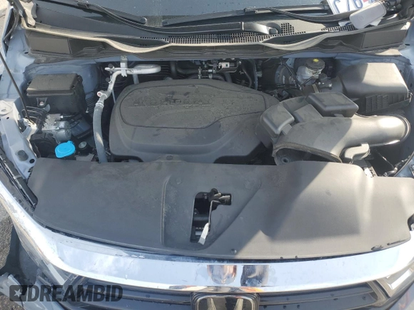 2023 Honda Odyssey Touring with VIN 5FNRL6H83PB053962, listed as a Copart auction lot 51461865 with 24,808 mi miles and Salvage Title. Bid and sale history available at DreamBid. Image 14.