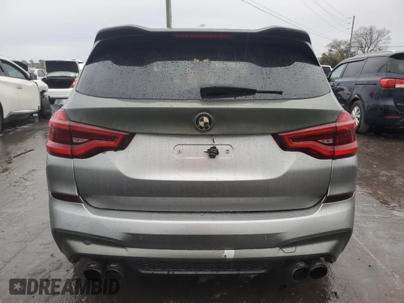 2020 BMW X3 M Competition with VIN 5YMTS0C06LLT10876, listed as a Copart auction lot 78739994 with 42,351 mi miles and Salvage title. Bid and sale history available at DreamBid. Image 6.
