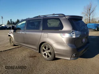 2015 Toyota Sienna SE with VIN 5TDXK3DC6FS644459, listed as a Copart auction lot 42600115 with 126,007 mi miles and Salvage Title. Bid and sale history available at carsss.com. Image 2.