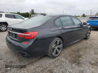 2019 BMW 7 Series 740i with VIN WBA7E2C53KB217288, listed as a Copart auction lot 37246864 with 50,967 mi miles. Bid and sale history available at carsss.com. Image 3.