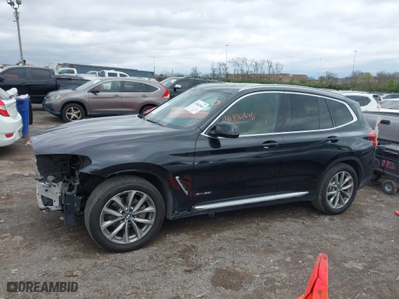 2018 BMW X3 xDrive30i with VIN 5UXTR9C56JLC73430, listed as a IAAI auction lot 41882646 with 75,193 mi miles. Bid and sale history available at carsss.com. Image 14.