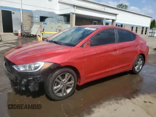 2017 Hyundai Elantra SE with VIN 5NPD74LF4HH101044, listed as a Copart auction lot 60756325 with 107,124 mi miles and Salvage title. Bid and sale history available at DreamBid. Image 1.