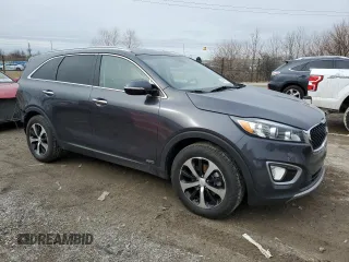 2016 Kia Sorento EX with VIN 5XYPHDA12GG023242, listed as a Copart auction lot 48183135 with 133,946 mi miles and Salvage Title. Bid and sale history available at carsss.com. Image 4.