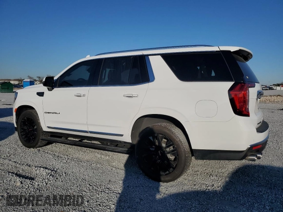 2024 GMC Yukon Denali with VIN 1GKS2DKLXRR105675, listed as a Copart auction lot 85982434 with 14,991 mi miles and Salvage Title. Bid and sale history available at carsss.com. Image 2.