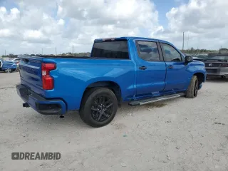 2022 Chevrolet Silverado 1500 Custom with VIN 3GCPABEK9NG580451, listed as a Copart auction lot 51676165 with 60,998 mi miles and Salvage Title. Bid and sale history available at DreamBid. Image 3.