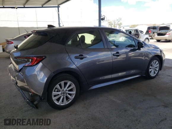 2024 Toyota Corolla SE with VIN JTND4MBE1R3221507, listed as a Copart auction lot 68064254 with 9,839 mi miles and Salvage Title. Bid and sale history available at DreamBid. Image 3.