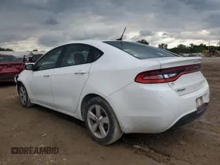 2015 Dodge Dart SXT with VIN 1C3CDFBB2FD306593, listed as a Copart auction lot 58909445 with 131,018 mi miles and Salvage title. Bid and sale history available at DreamBid. Image 2.