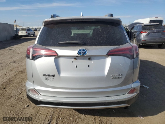 2016 Toyota RAV4 Hybrid Limited with VIN JTMDJREV5GD015782, listed as a Copart auction lot 50271355 with 144,564 mi miles and Salvage Title. Bid and sale history available at carsss.com. Image 6.