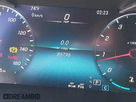 2021 Mercedes-Benz GLC 300 with VIN W1N0G8DB1MV306535, listed as a IAAI auction lot 41880792 with 86,796 mi miles and . Bid and sale history available at DreamBid. Image 7.