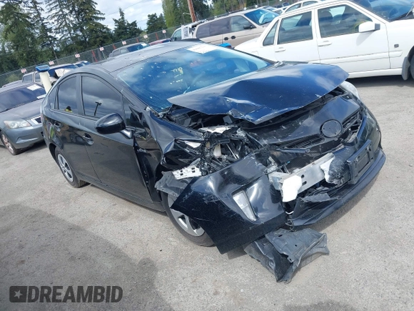 2015 Toyota Prius Four with VIN JTDKN3DUXF0407504, listed as a IAAI auction lot 42087137 with 125,352 mi miles. Bid and sale history available at carsss.com. Image 1.