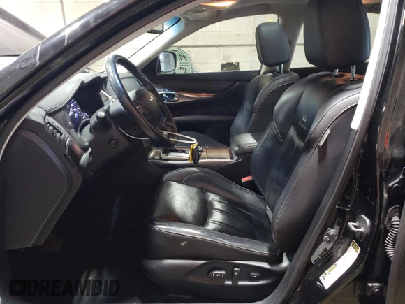 2012 Infiniti M Hybrid with VIN JN1EY1AP7CM910194, listed as a Copart auction lot 72003524 with 124,723 mi miles and Salvage title. Bid and sale history available at DreamBid. Image 7.