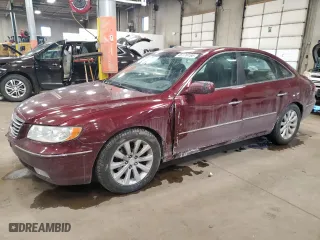 2009 Hyundai Azera GLS with VIN KMHFC46D39A372227, listed as a Copart auction lot 45176155 with 107,993 mi miles and Non Repairable. Bid and sale history available at carsss.com. Image 1.