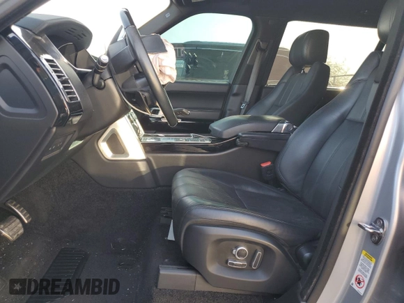 2017 Land Rover Range Rover with VIN SALGS5FEXHA345897, listed as a Copart auction lot 51103205 with 74,520 mi miles and Salvage title. Bid and sale history available at DreamBid. Image 7.