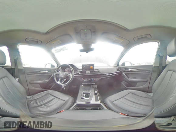 2020 Audi Q5 Premium Plus with VIN WA1BNAFY4L2065613, listed as a Copart auction lot 60804035 with 52,698 mi miles and Salvage title. Bid and sale history available at DreamBid. Image 15.