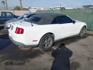 2012 Ford Mustang V6 with VIN 1ZVBP8EMXC5222287, listed as a IAAI auction lot 41478409 with 194,224 mi miles and . Bid and sale history available at carsss.com. Image 4.