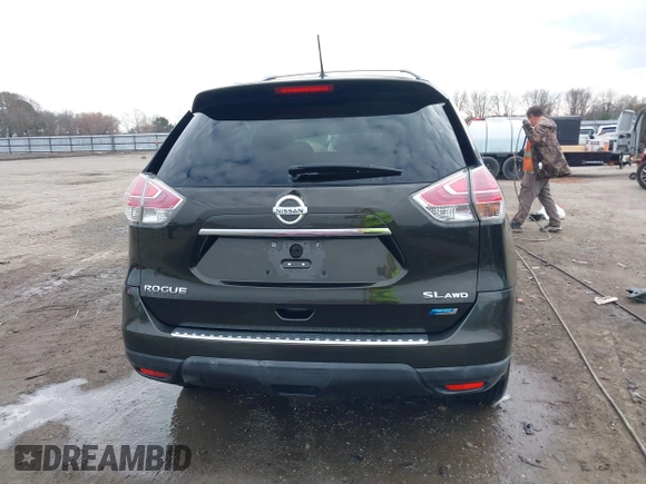 2014 Nissan Rogue S with VIN 5N1AT2MV1EC770125, listed as a IAAI auction lot 41152682 with 153,147 mi miles. Bid and sale history available at carsss.com. Image 16.