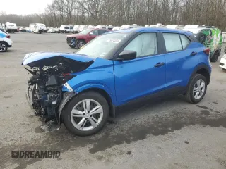 2023 Nissan Kicks S with VIN 3N1CP5BV0PL568683, listed as a Copart auction lot 49624455 with 0 mi miles and Salvage Title. Bid and sale history available at carsss.com. Image 1.