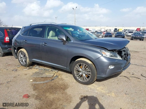 2013 Lexus RX 350 with VIN 2T2ZK1BA2DC123450, listed as a IAAI auction lot 41464180 with 1 miles. Bid and sale history available at carsss.com. Image 1.