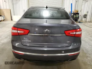 2014 Kia Cadenza Premium with VIN KNALN4D7XE5149052, listed as a Copart auction lot 82341864 with 193,220 mi miles and Salvage Title. Bid and sale history available at carsss.com. Image 6.