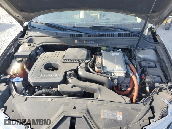 2015 Lincoln MKZ Hybrid with VIN 3LN6L2LU0FR621254, listed as a Copart auction lot 55275185 with 104,021 mi miles and Salvage Title. Bid and sale history available at DreamBid. Image 11.