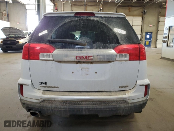2017 GMC Terrain SLE with VIN 2GKFLTEK6H6306107, listed as a Copart auction lot 53516345 with 90,399 mi miles and Salvage Title. Bid and sale history available at carsss.com. Image 6.