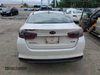 2016 Kia Optima Hybrid with VIN KNAGM4AD9G5092926, listed as a Copart auction lot 58572524 with 66,595 mi miles and Salvage Title. Bid and sale history available at carsss.com. Image 6.